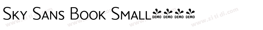 Sky Sans Book Small字体转换